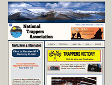 Tablet Screenshot of nationaltrappers.com